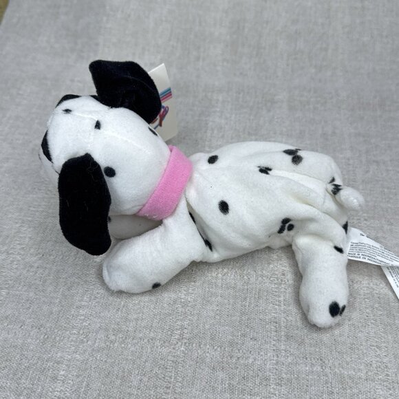 101 Dalmatians Jewel Dog The Disney Store Bean Bag 8" Plush Stuffed Toy - Picture 2 of 5